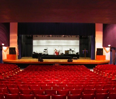 Washington Theatre auditorium and stage