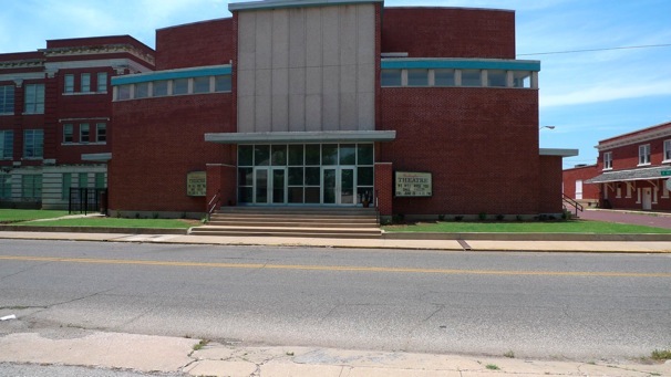 Exterior of Washington Theatre on North Washington Street